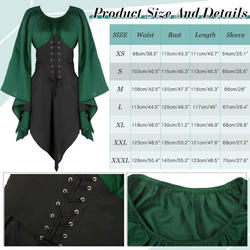 Haysandy 4-Piece Women’s Elf Costume | Renaissance Fairy Outfit