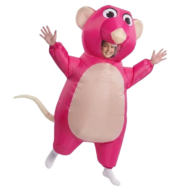 Cartoon Mouse Inflatable Costume for Adults | Funny Halloween Outfit
