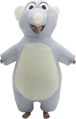 Inflatable Mouse Costume for Adults | Funniest Halloween Party Outfit
