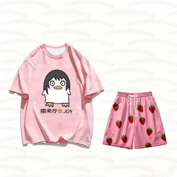 Gintama T-Shirt & Strawberry Shorts Set