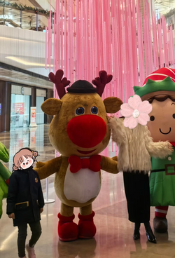 SAYGO Giant Inflatable Reindeer Mascot Costume | Christmas & Cosplay Party Outfit