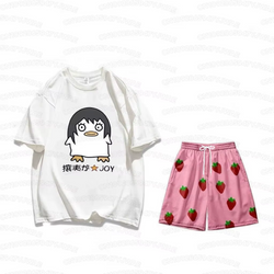 Gintama T-Shirt & Strawberry Shorts Set