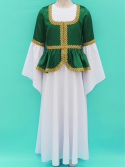 Girls Renaissance Medieval Costume | Vintage Princess Dress
