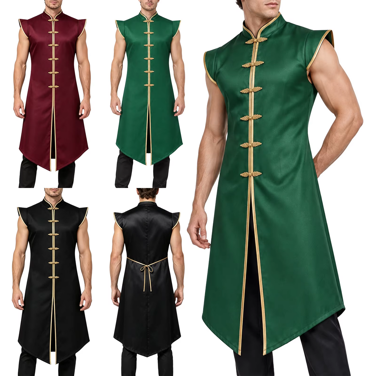 Men's Medieval Costume Tunic Vest