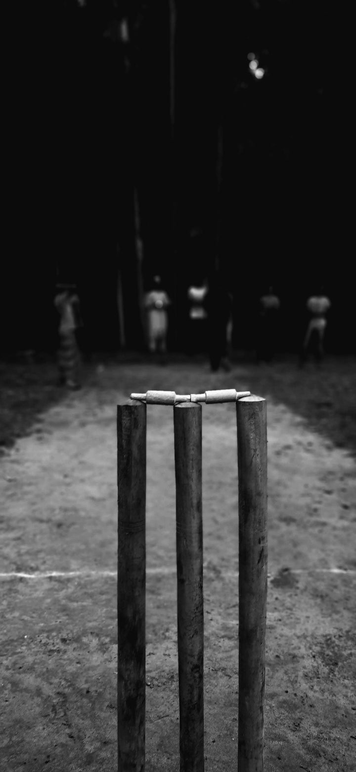 grayscale photo of wooden poles — illustrative stock photo