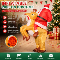 Inflatable Holiday Costumes for Adults | Pumpkin, Reindeer & Tree Suits