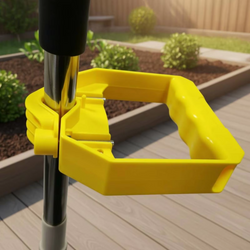 Auxiliary Tool Handle Back Saving Shovel Handle Grip Heavy Duty for Gardening