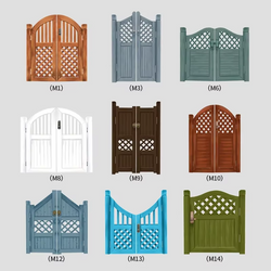 Charming Garden Entrance! Solid Wood Preservative Fence Gate & Pergola