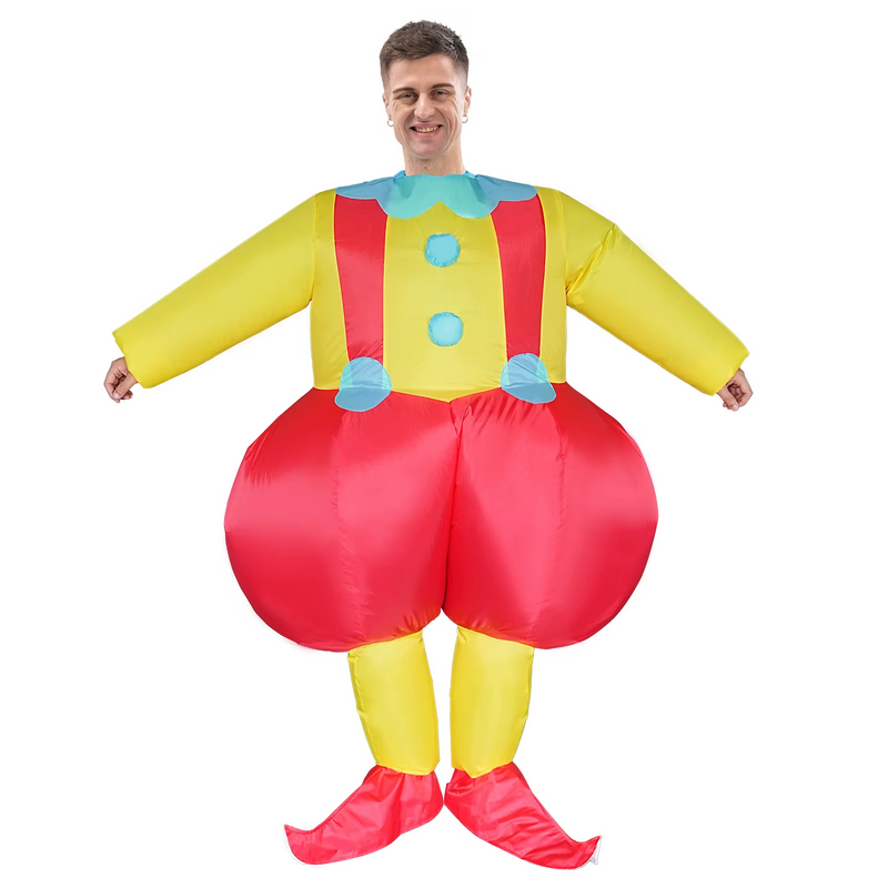 The Ultimate Party Costume! Big Bottom Clown Blow-Up Suit
