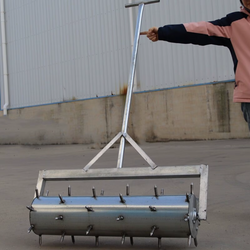 Effortless Plant Spacing! Manual Terrain Roller & Soil Hole Puncher