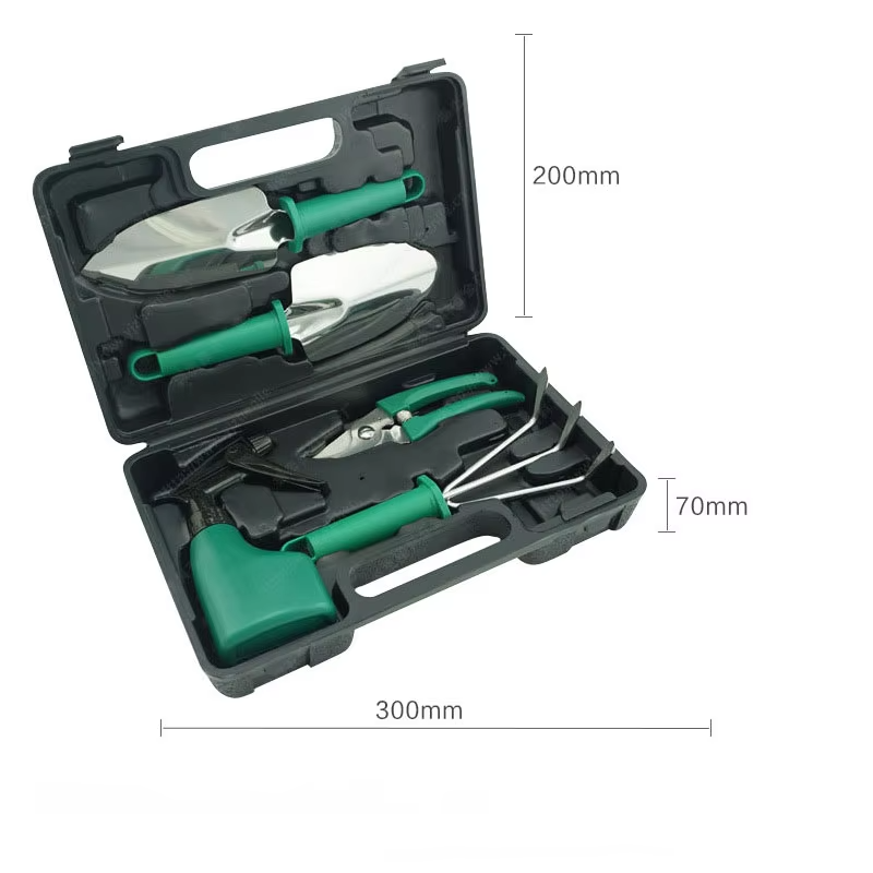 Heavy Duty Stainless Steel Gardening Tool Set with Case | Complete Plant Kit