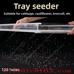 Effortless Seed Planting! Acrylic Seedling Tray Sower Tool