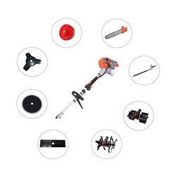 52cc 5-in-1 Multi-Function Garden Tool Set | Brush Cutter & Chainsaw