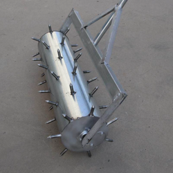 Effortless Plant Spacing! Manual Terrain Roller & Soil Hole Puncher