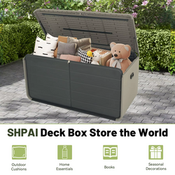 160 Gallon Extra Large Resin Deck Box