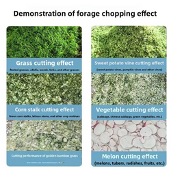 Effortless Shredding! Premium Electric Grass Crusher & Feed Shredder