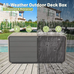 160 Gallon Extra Large Resin Deck Box