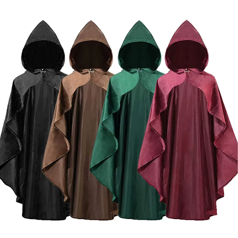 Gothic Medieval Hooded Cloak