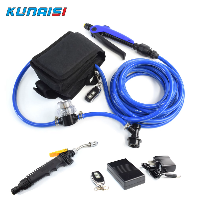 Portable Water Hose & Spray Nozzle Kit