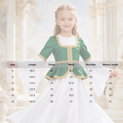 Girls' Renaissance Costume Dress