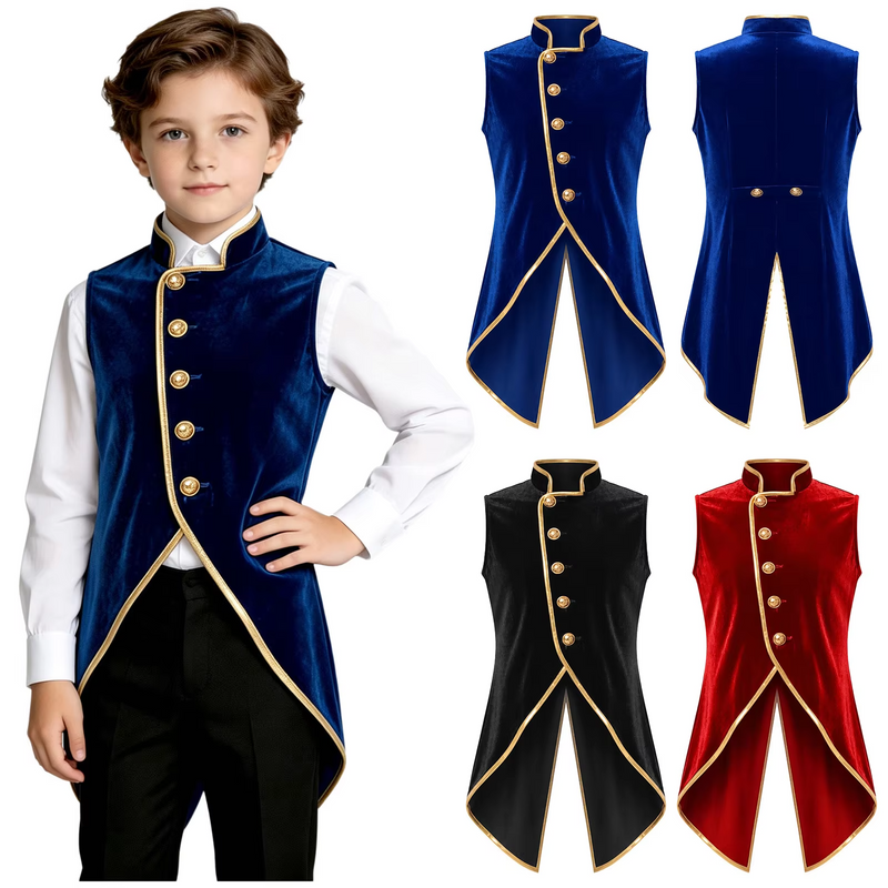 Boys' Renaissance Tailcoat Waistcoat